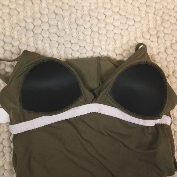 Jantzen Olive Green One Piece Swimsuit - Picture 10 of 10